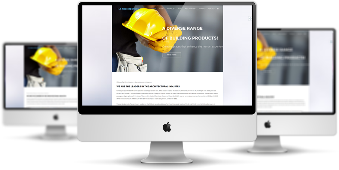 LT Architecture – Free Modern / Architecture Joomla template
