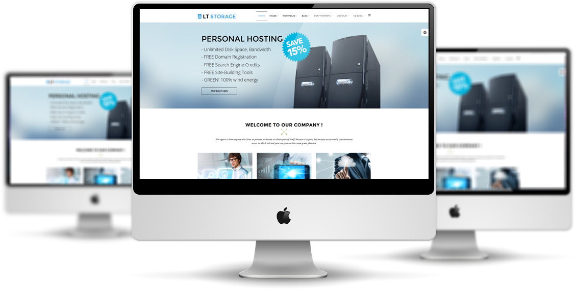 LT Storage – Free Server / Hosting Joomla template