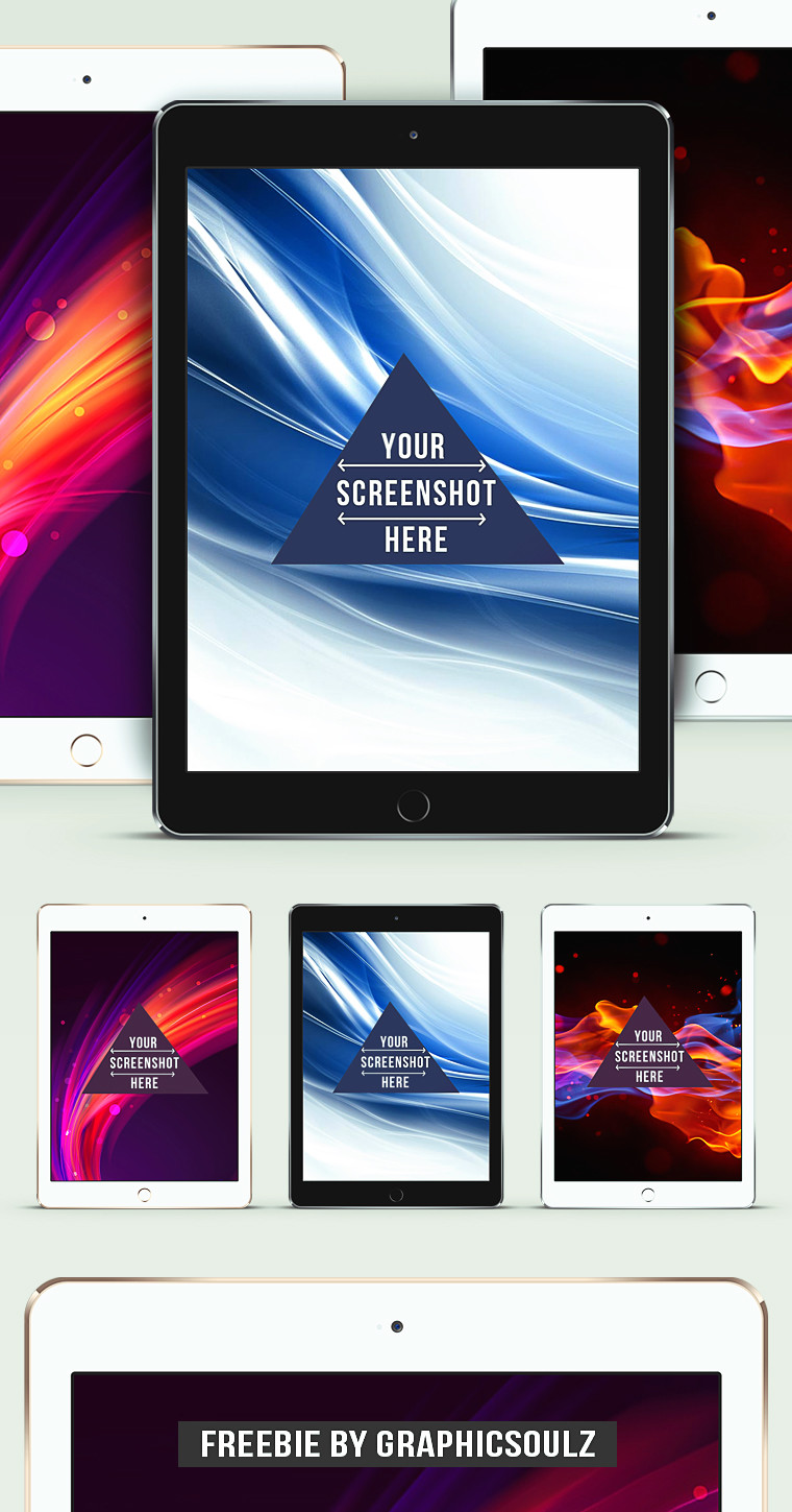 Download iPad Air 2 Free PSD Mockup - LTHEME