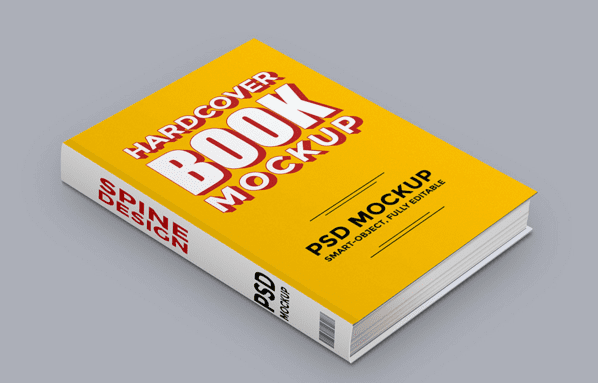 Hardcover Book FREE PSD Mockup Template