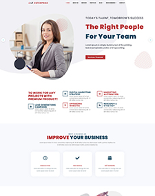 LT Enterprise Onepage – Free Responsive Image Design / Creative Onepage ...