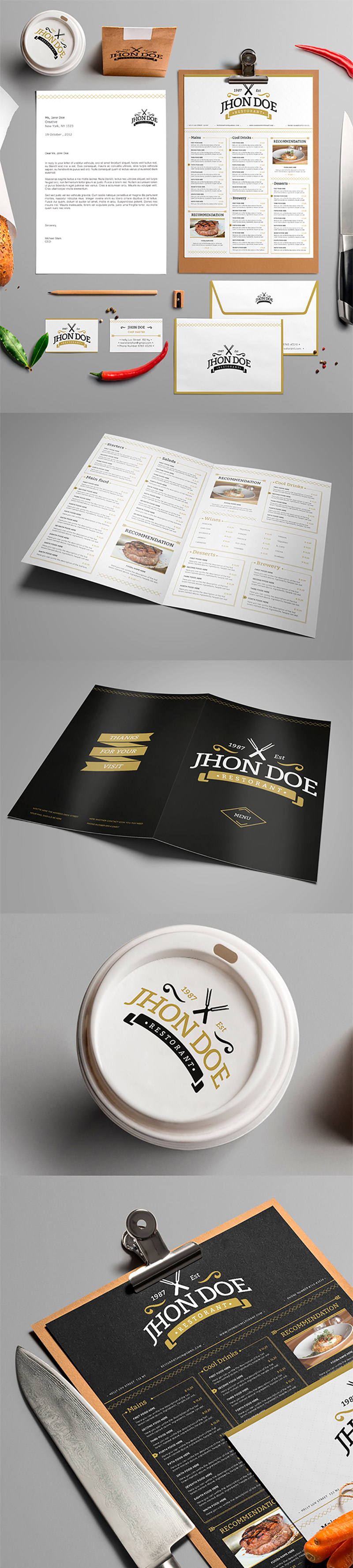 Download Free Brand Identity MockUp - LTHEME