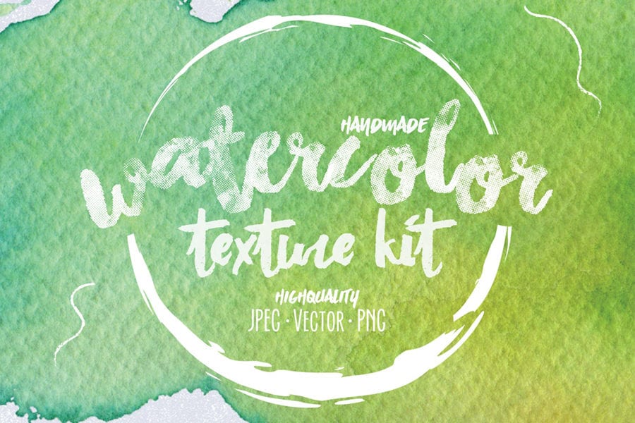 5 Free Watercolor Textures Pack