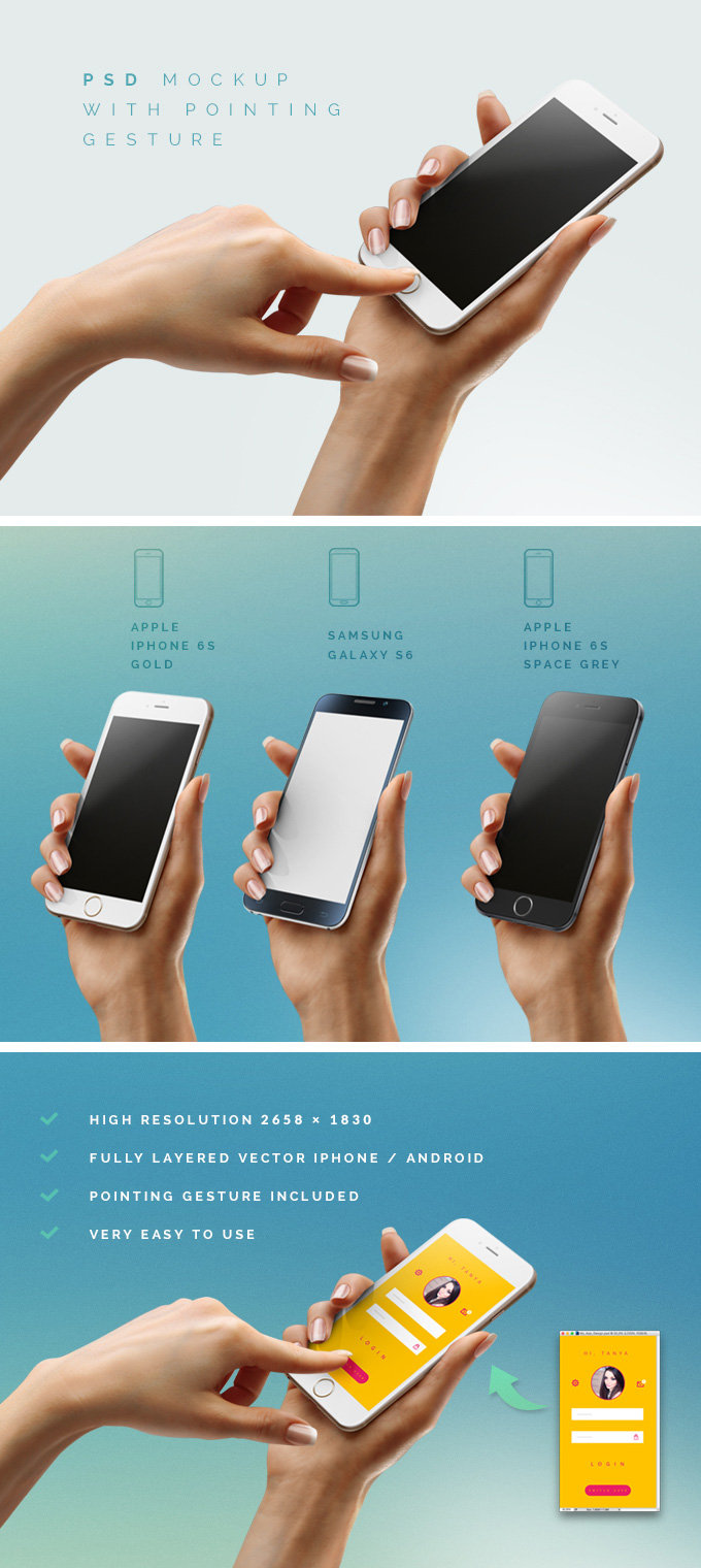 Download High-resolution iPhone 6 PSD MockUp Free Download - LTHEME