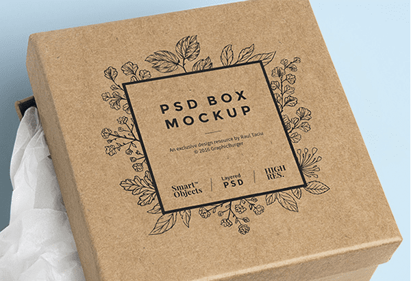 Download Free Cardboard Box Free Psd Mockup Ltheme PSD Mockups.