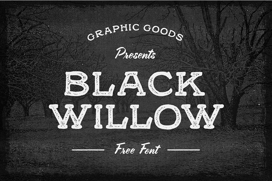 Black Willow Free Font Creator