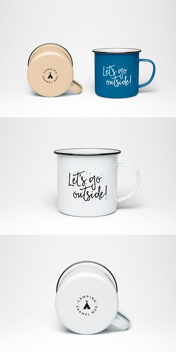 Download Enamel Mug MockUp PSD Free Download - LTHEME