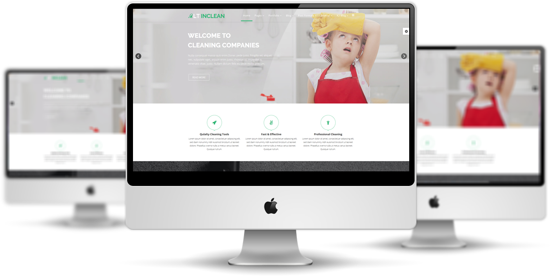 LT Inclean – Premium Cleaning Company / Maid Service & Laundry Joomla Template