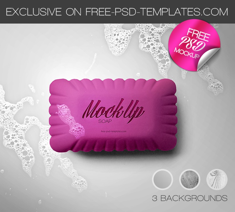 Download Free Soap Mockup For Designers Ltheme PSD Mockup Templates