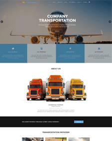 Car Transport Website Template