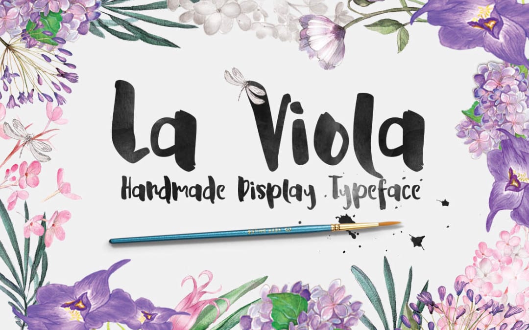 LaViola – Creative Brush Display Free Font