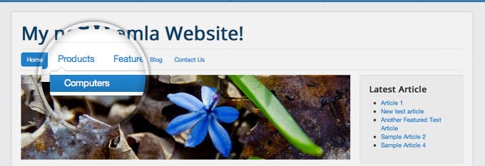 How To Create A Drop-down Menu For Your Joomla 3 Website