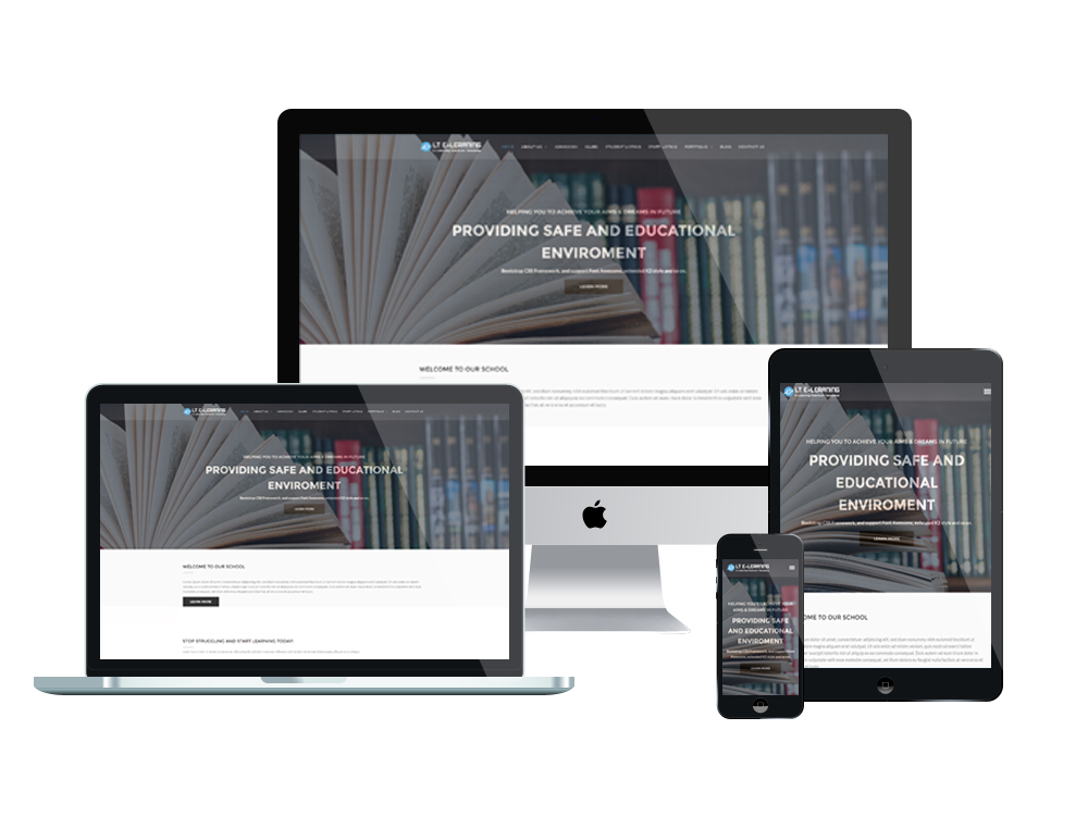 LT eLearning– Free School / eLearning WordPress theme