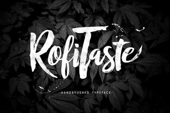 RofiTaste – Brush Script Font Free Download
