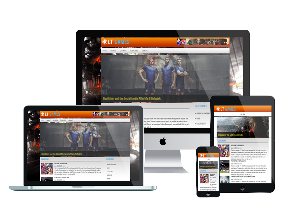 LT Games – Free Magazine / News Games WordPress theme
