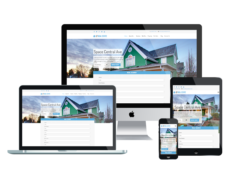 LT Real Estate – Free Homes for Sales / Real Estate WordPress theme 