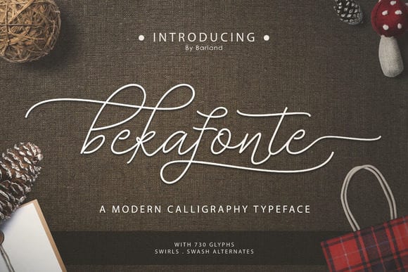 Bekafonte Free Hand Drawn Font