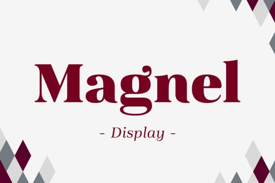 Magnel Free Family Display Typeface
