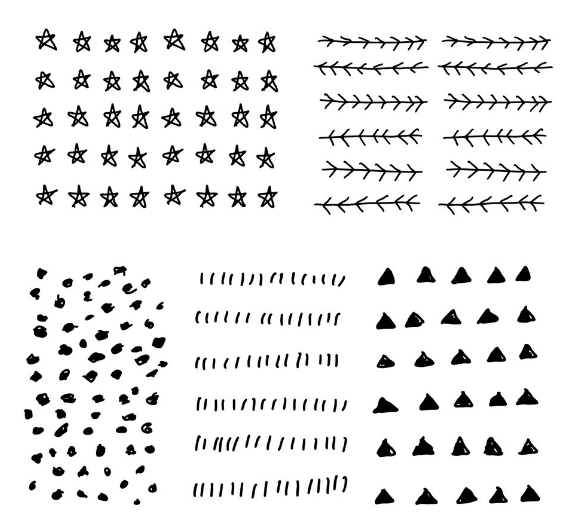 Collection Of 23 Hand Drawn Vector Patterns
