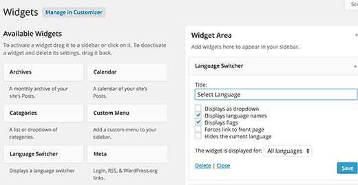 Language-Switcher