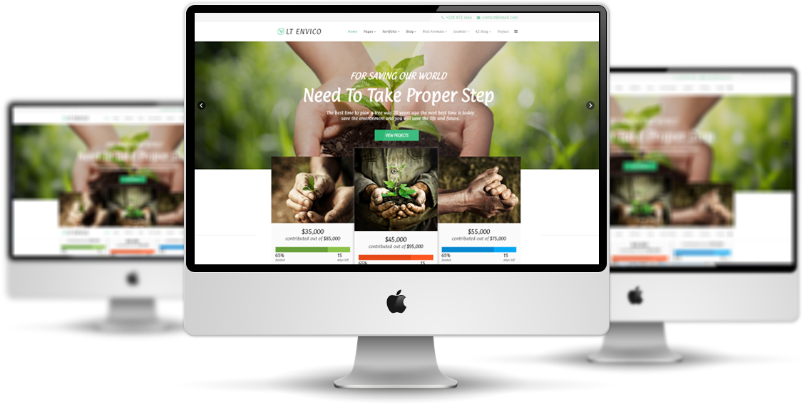 LT Envico – Premium Private Environment / Nature Joomla template