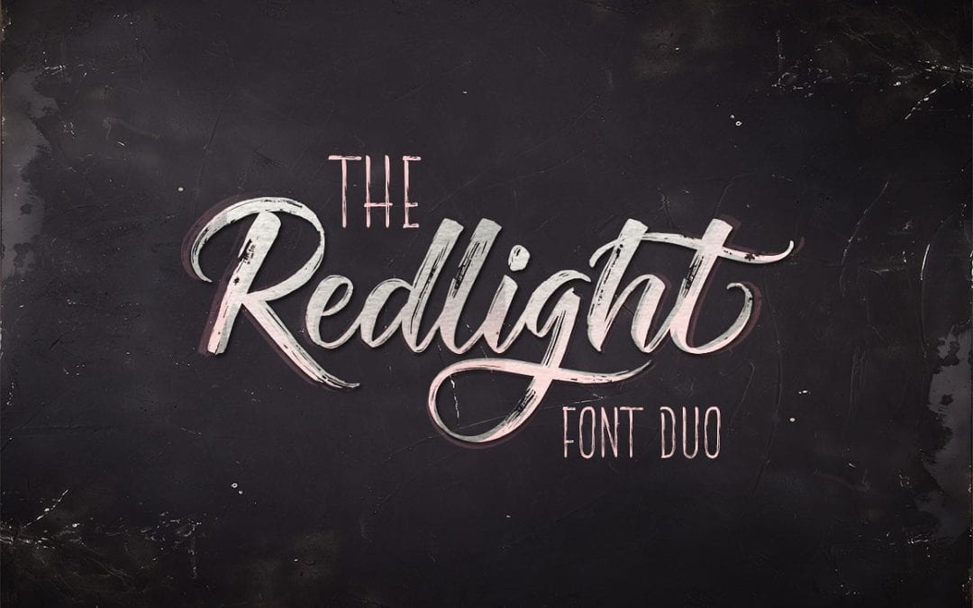 The Redlight Font Duo