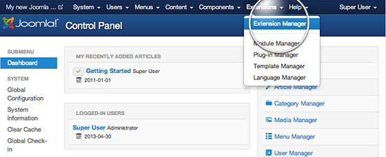 How To Install Joomla Extensions 