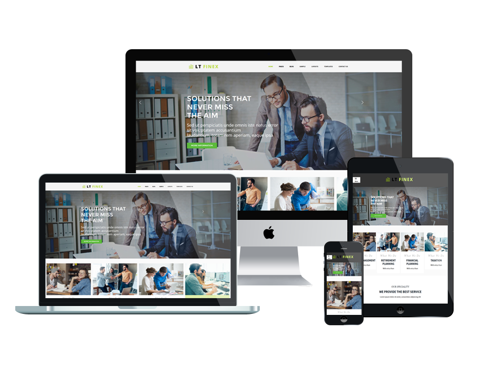 LT Finex – Free Investment Company / Financial WordPress theme