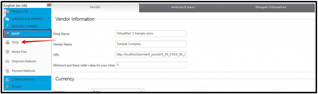 How to change the front page text in VirtueMart for Joomla 3.x ?