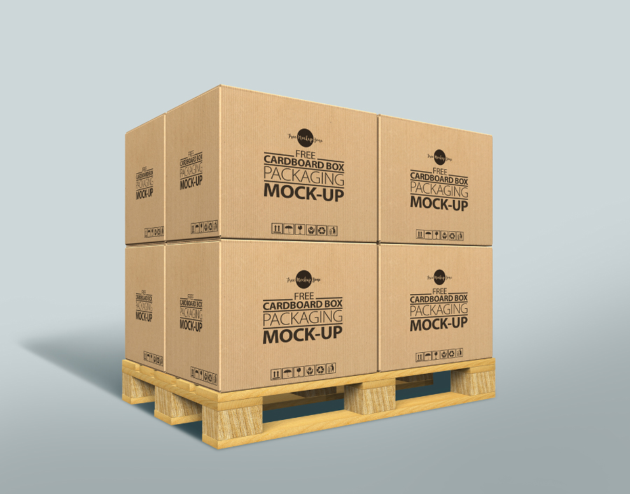 Download Cardboard Box Mockup Free Psd Template Ltheme PSD Mockup Templates