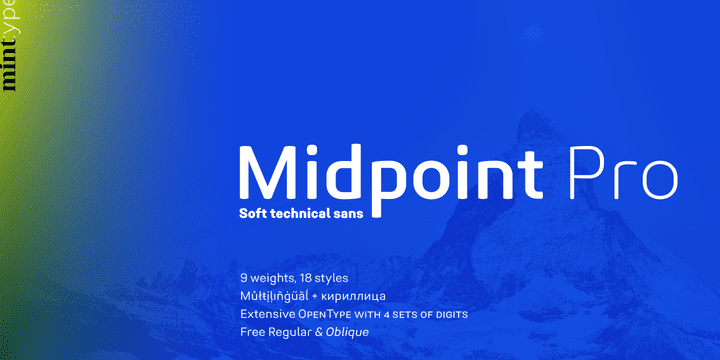 Midpoint Pro Free Font Family