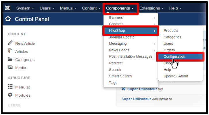 How to create or edit mass actions in HikaShop for Joomla 3.x ?