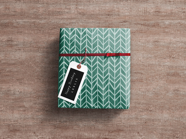 Download Gift Wrap Free Box PSD Mockup - LTHEME