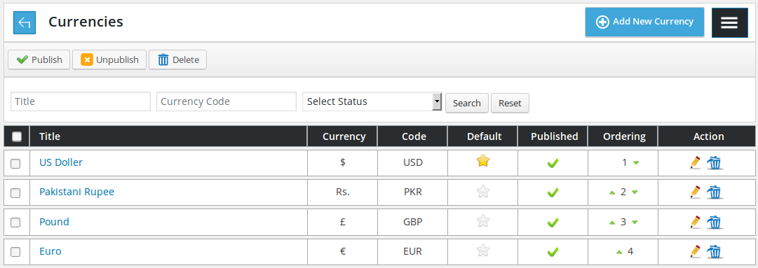 JS Jobs Currency: How to Add new Currency?