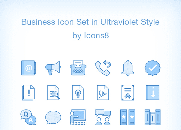 Set Of 60 Free Business Icons