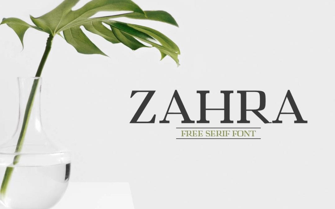 Zahra Free Serif Typeface