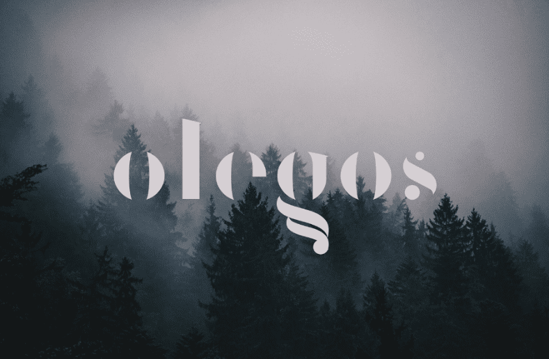Olegos Free Display Typeface