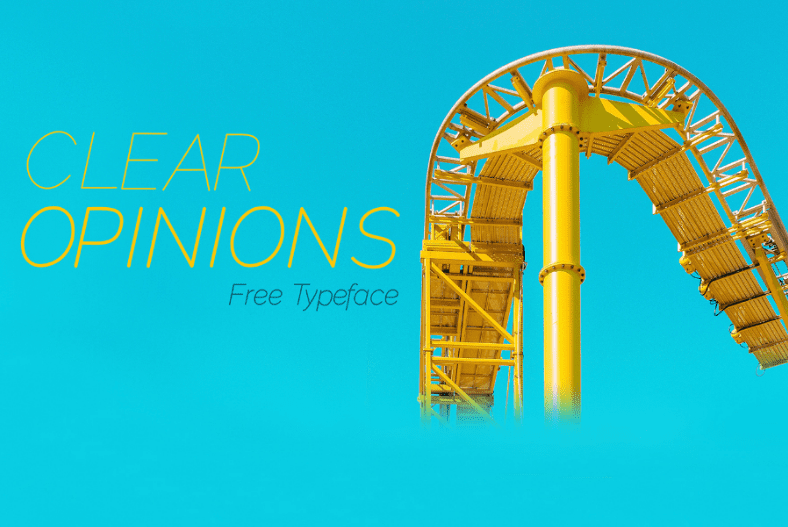 Clear Opinions Free Sans Serif Typeface