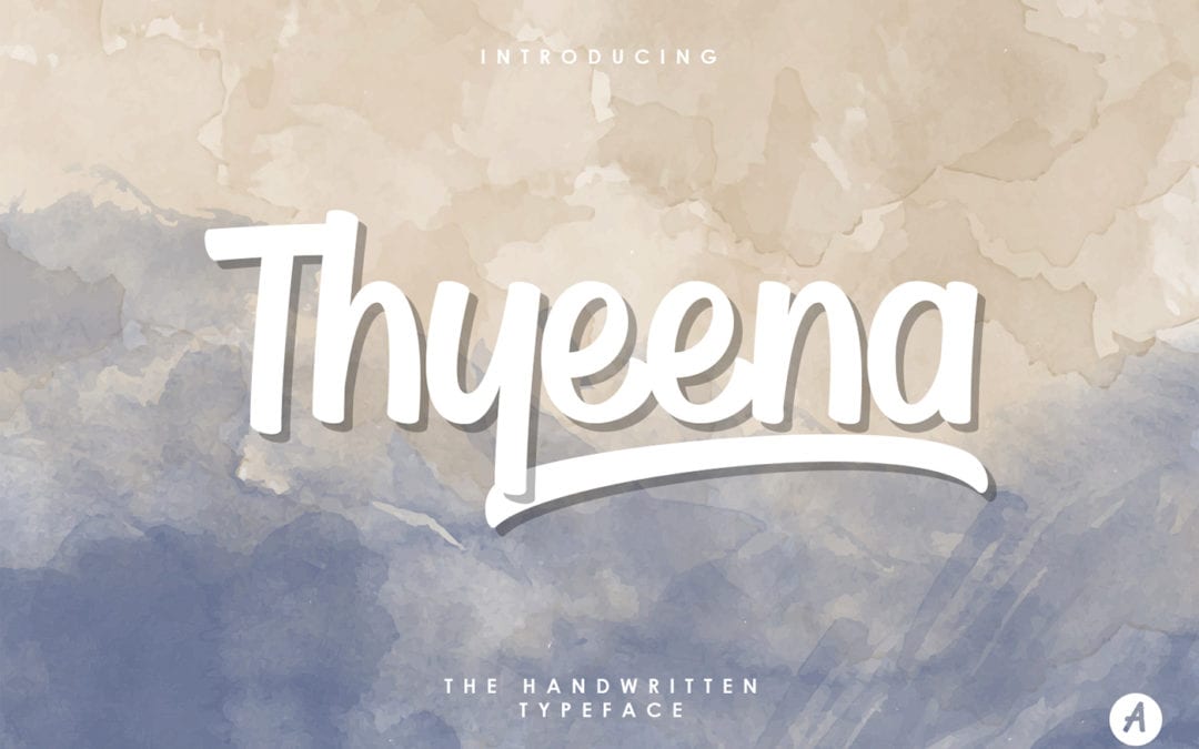 Thyeena Free Handwritten Typeface