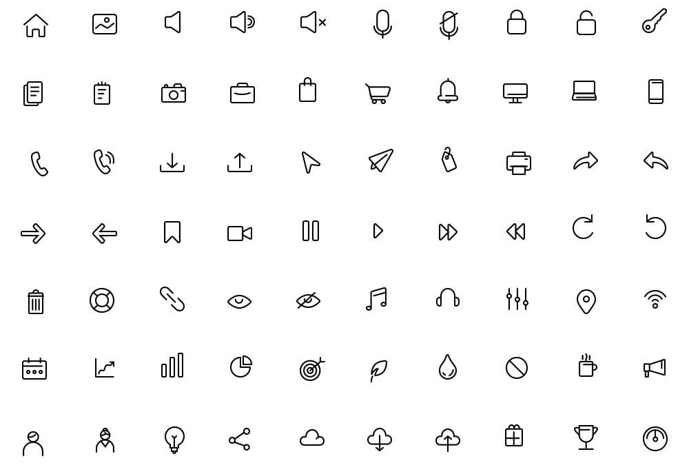 Set Of 90 Free Daily Essential Icon