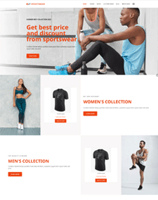 Lt Sportswear – Free J2Store Joomla Templates Sport
