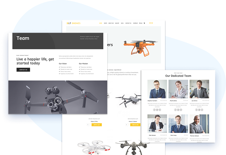 Lt-Drones-Free-Responsive-Joomla-Template-About