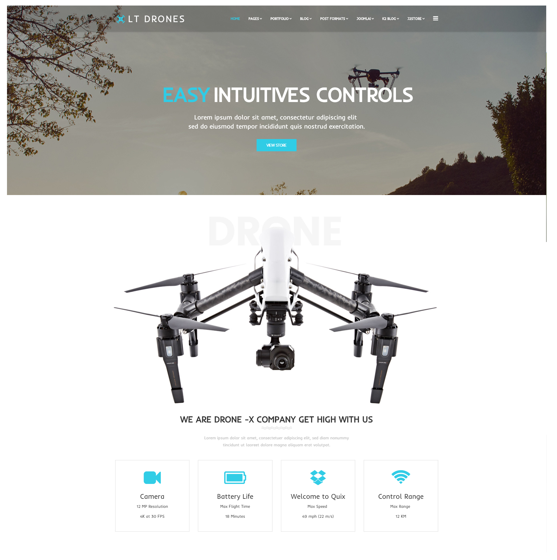 LT Drones – WordPress Theme