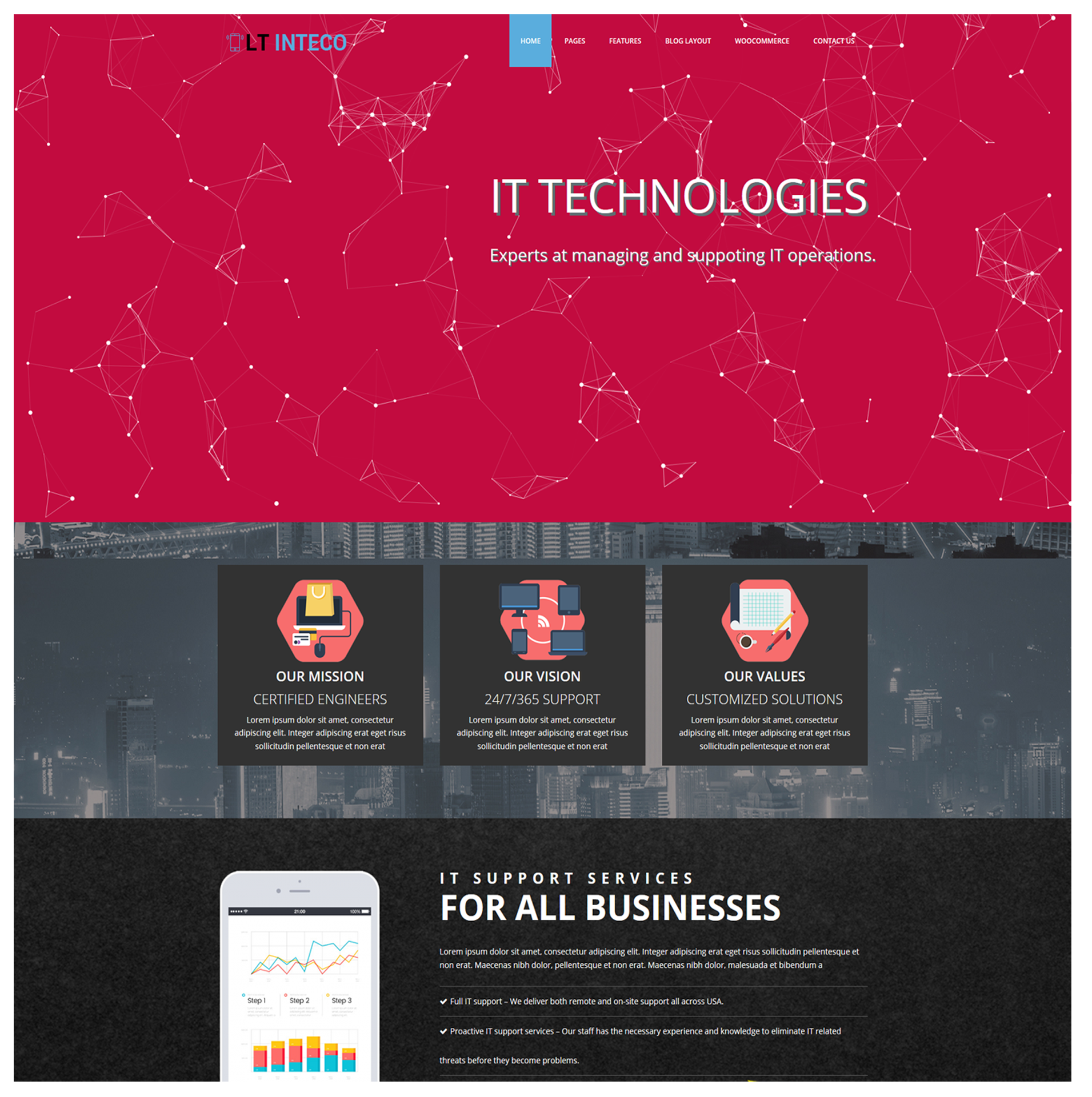LT Inteco – IT Company WordPress Theme