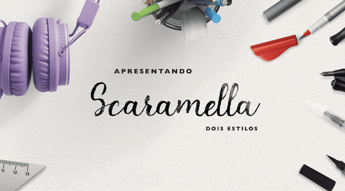 Scaramella Free Script Typeface