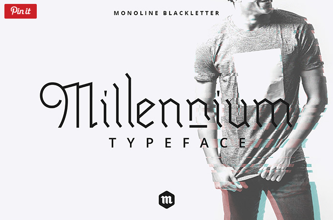 Millennium Blackletter Free Typeface