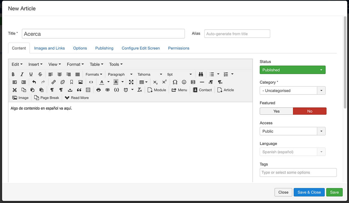 Multilingual Associations - New Feature In Joomla 3.7