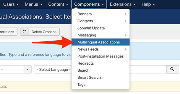 Multilingual Associations - New Feature In Joomla 3.7