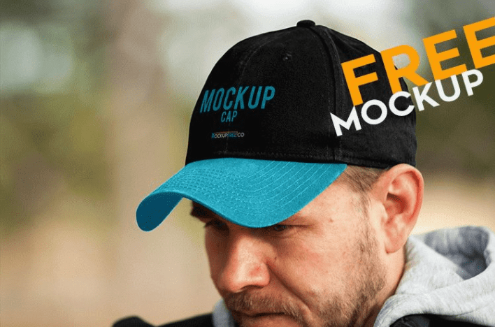 Free Cap Mockup PSD Template