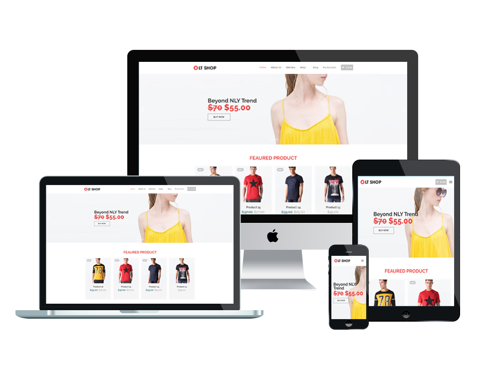 1. Lt Shop – Online Store / Clothes Shop Wordpress Theme
